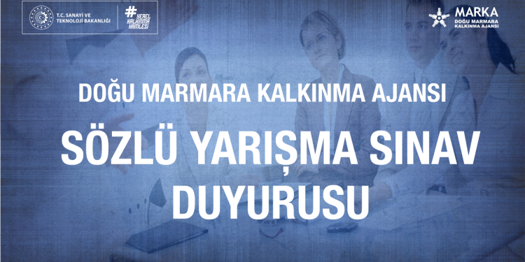 T.C. Doğu Marmara Kalkınma Ajansı Sınav Sonucu Duyurusu