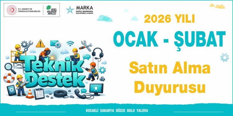 2026 Yılı Teknik Destek Programı Ocak-Şubat Dönemi Başvuru Sonuçları