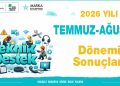 2026 Yılı Teknik Destek Programı Temmuz-Ağustos Dönemi Başvuru Sonuçları